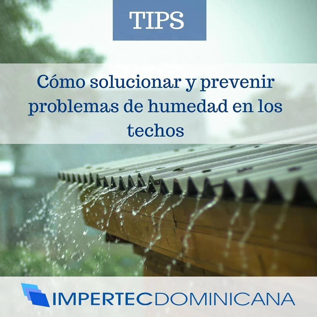 Cómo solucionar y prevenir problemas de humedad en los techos - Impertec Dominicana, Santo Domingo, República Dominicana