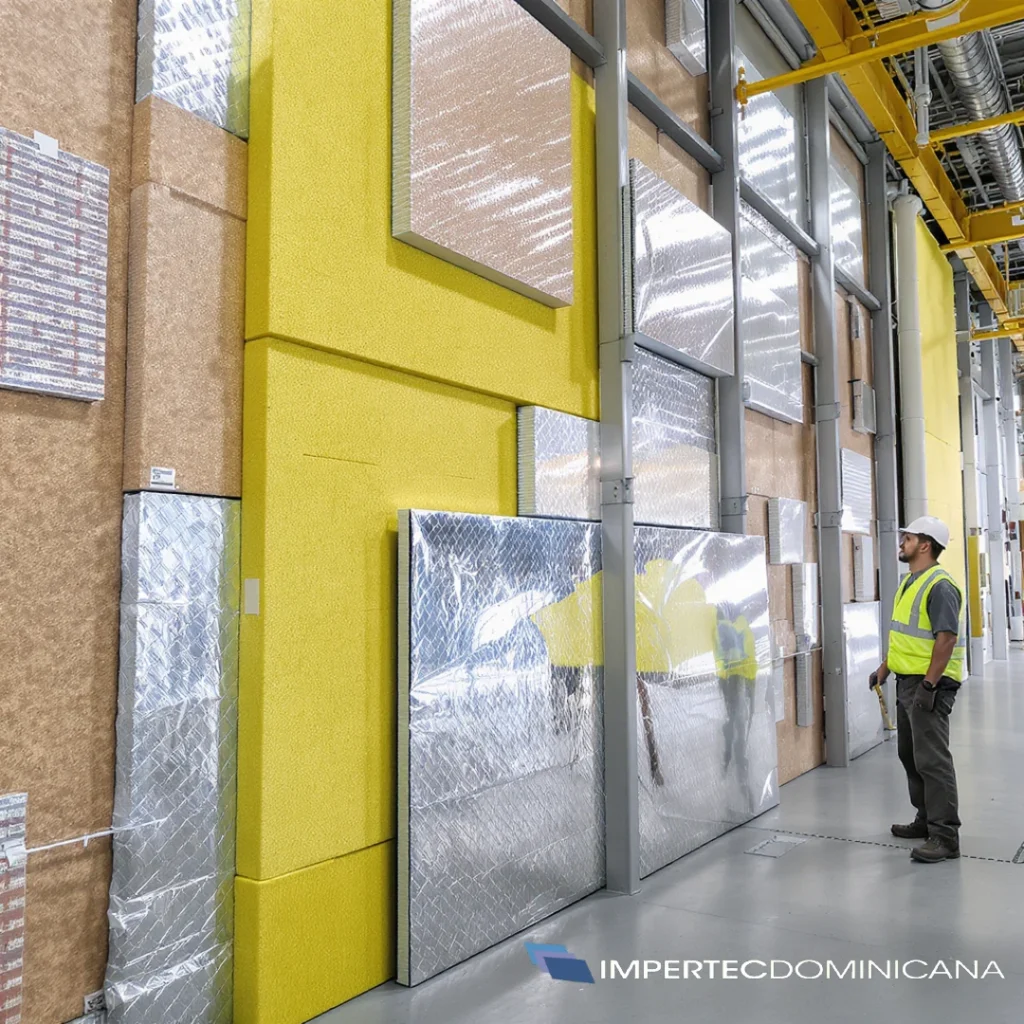 Aislantes de sonido y calor expansivo @ Impertec Dominicana, Santo Domingo, República Dominicana