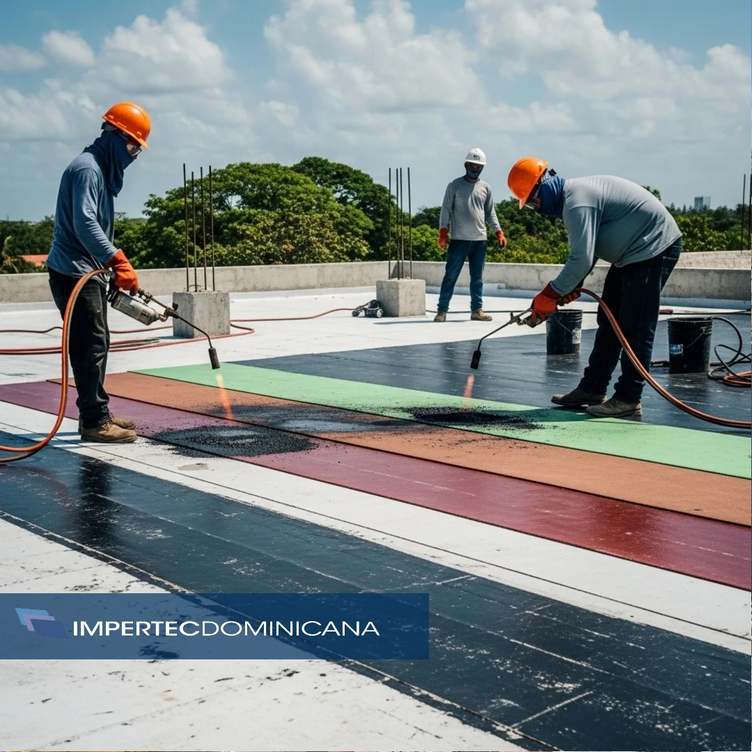 Impermeabilización asfáltica — protección duradera para todo tipo de estructuras @ Impertec Dominicana, Santo Domingo, República Dominicana