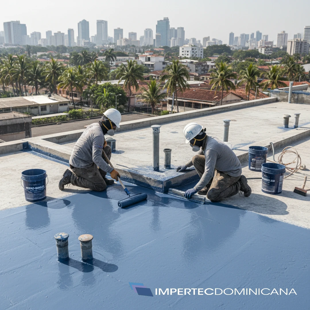Impermeabilización de Techos - Soluciones Profesionales para Concreto, Losas y Estructuras Expuestas @ Impertec Dominicana, Santo Domingo, República Dominicana